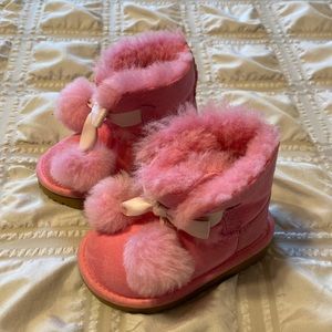 UGG Pom Pom Boot Booties PINK